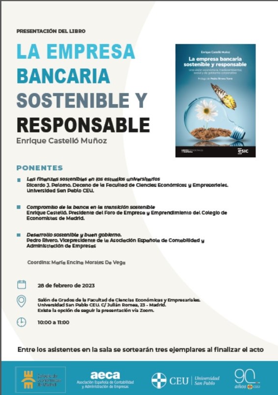 Presentación La empresa bancaria, sostenible y responsable