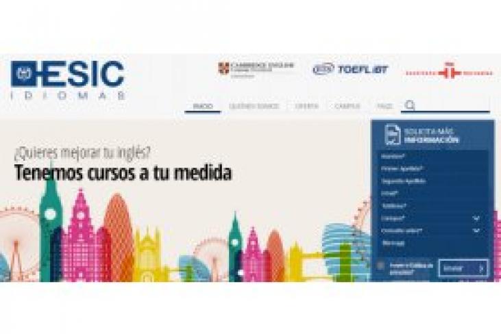 ESIC Idiomas estrena su nueva página web