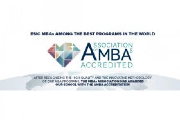 ESIC has obtained the AMBA accreditation given by the Association of MBAs