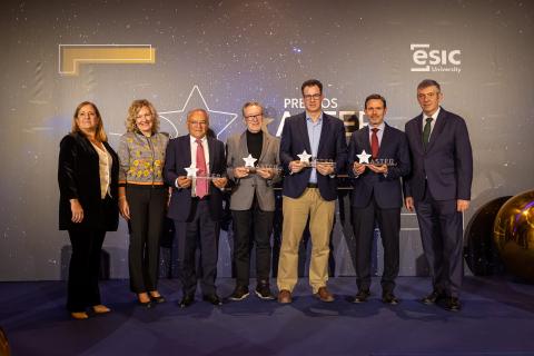 Pascual Royo, Actiu, Iker Marcaide y Confecomerç, premios ASTER ESIC Comunidad Valenciana. 